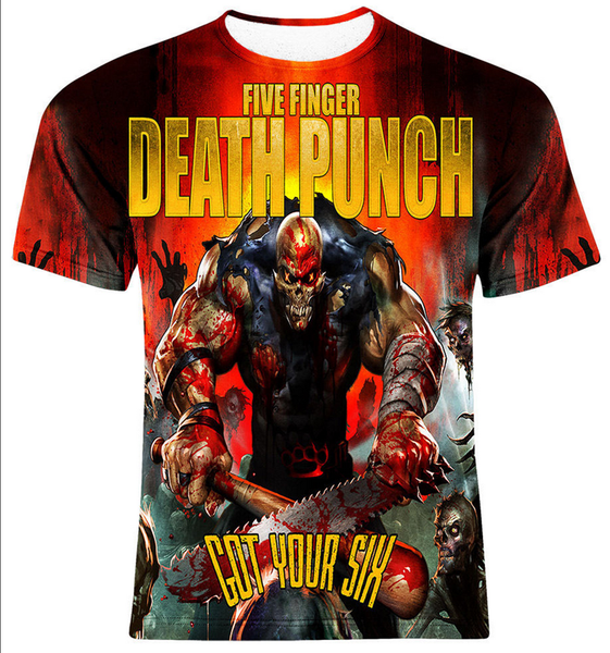 

Пять Finger Death Punch получили ваши шесть трехмерных печатных женщин / мужские повседне