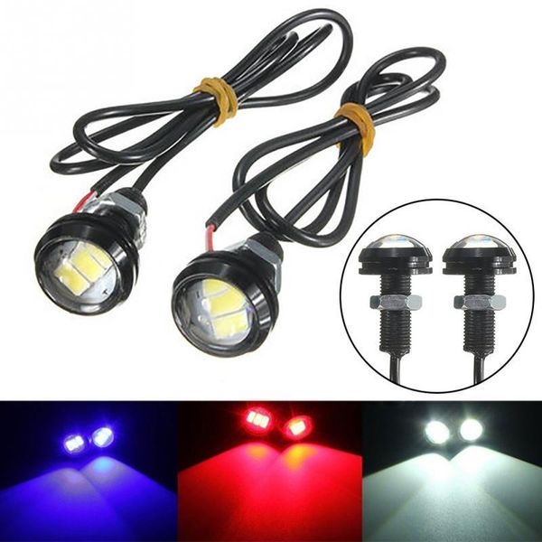 

new 12v 10w 23mm led eagle eye reverse lamp motorcycle car interior door decorative lights dhl ing