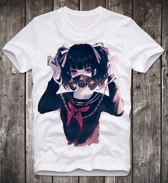T Shirt Anime Manga Girl Japan Cyberpunk Cyber Punk Pastel Goth Gasmask Gasmaske Fashion Men And Woman T Shirt Awesome Shirts For Men The T Shirts