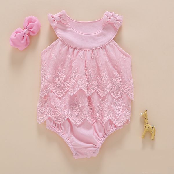 

baby girl princess bodysuits 2pcs/set 0-2years kids summer newborn baby body girl roupas infant jumpsuit overall cotton clothing, Blue