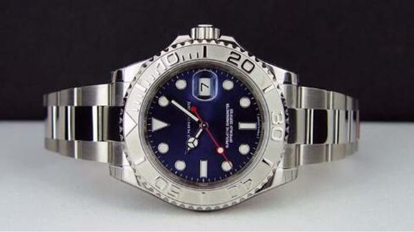 

luxury watches never worn platinum blue dial 40mm 116633- watch chest man wristwatch, Slivery;brown