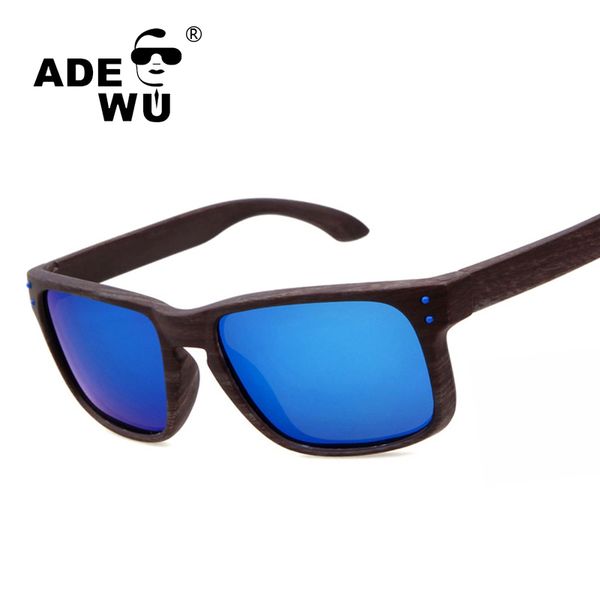 

ade wu men wooden sport polarized sunglasses for driving o designer sun glasses for man mirror male sunglasses oculos de sol, White;black