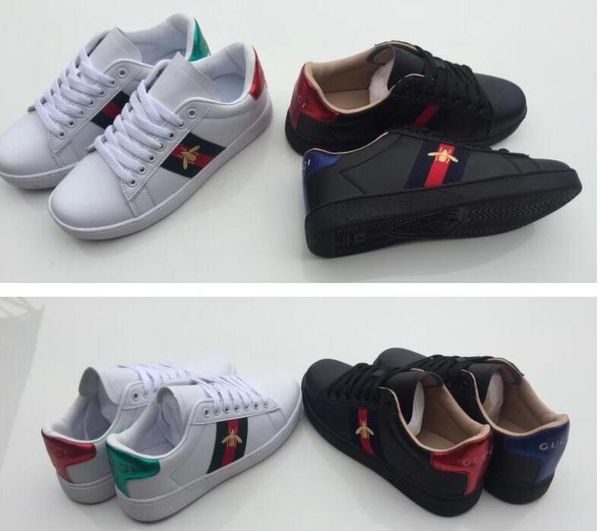 

New spring Men embroidery Small bee Small White Shoes For Men and Women Casual Shoes Walking Shoes Size 36-44