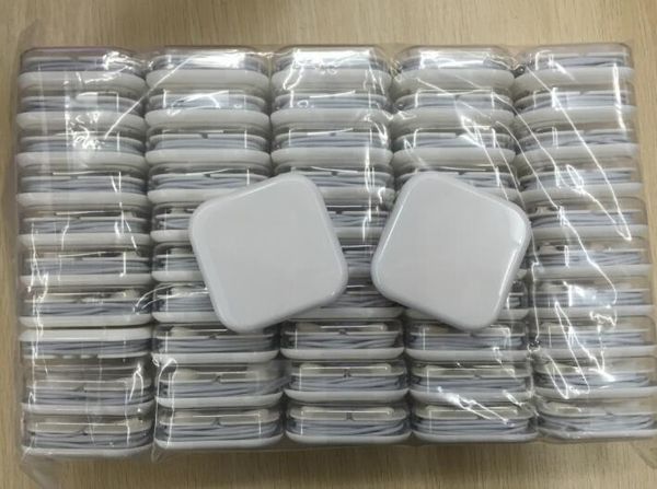 

100pc with cry tal box aaaa quality head et in ear headphone with remote mic for ip 4 5 5 6 6 plu