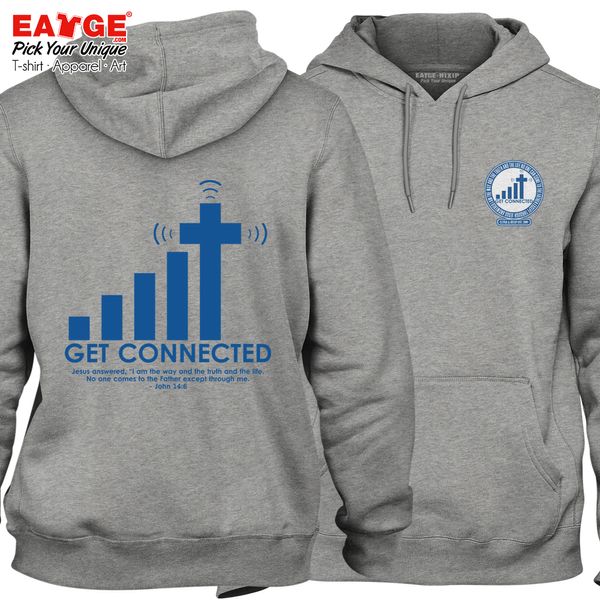 

never too late to get connected to jesus fleece hoddies anime hip hop novelty fashion active cool women men gray sweatshirts, Black