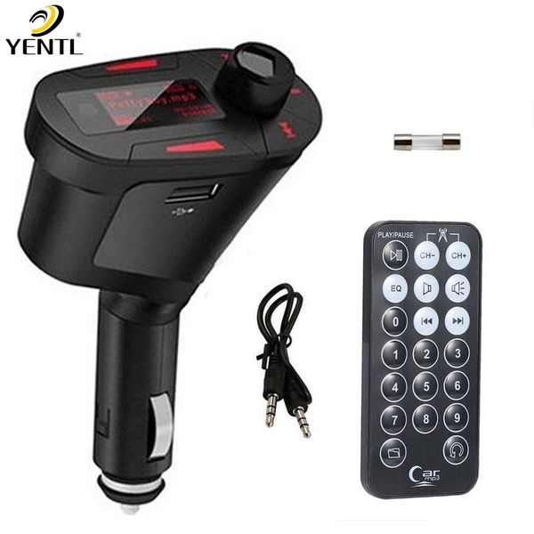 

yentl car mp3 player usb sd mmc digital remote control music charger wireless mp3 kit fm transmitter radio receiver car stereo