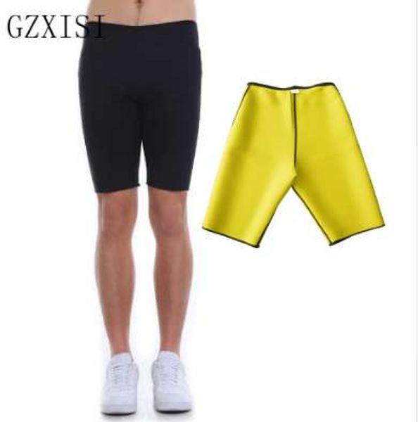 Плюс размер 3XL мужчин супер растягивающие неопреновые контроль контроль шорты для похудения лучшие сбывания пот сауна тела дышащие брюки нижнего белья