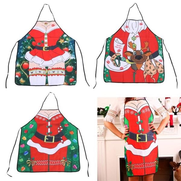 

christmas funny cooking kitchen apron dinner party baking apron delantal cocina for woman man delantales bbq party cartoon apron
