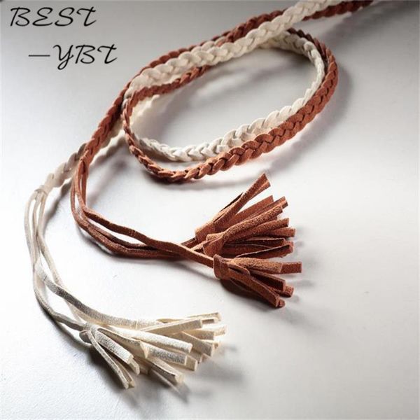 

twist weave thin belt female models korean fashion wild waist chain retro style girls accessories boutique belts, Black;brown