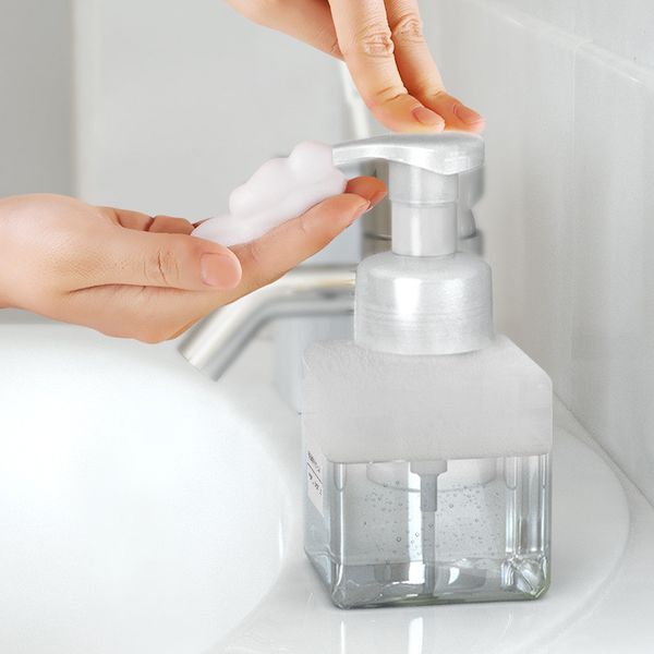 

1pc 250ml foam bottle soap mousse liquid foam bottles press pump shampoo shower gel facial cleanser organizer bottle