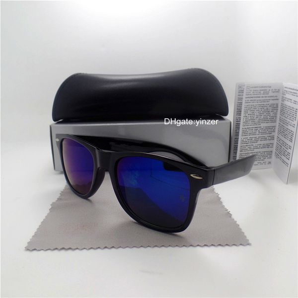 

fashion sunglasses women lady luxury sun glasses 52mm frame brand designer shade retro vintage sunglasses goggles mirror case box set, White;black