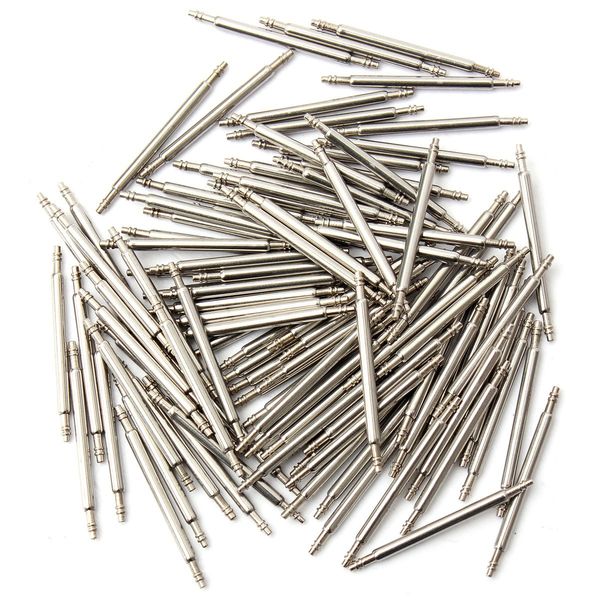

100 pcs spring bar stem wristwatch clock repair remover tool 17mm