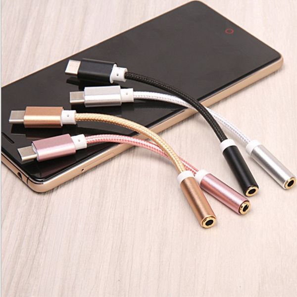 

Аудио патч-корд Type-C Штекер к разъему 3,5 мм для наушников Адаптер USB-C К 3,5 OTG Для Huawei M