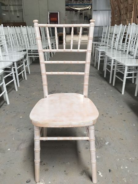 Wholesale Wooden Used Uk Style Limewash Camelot Chiavari