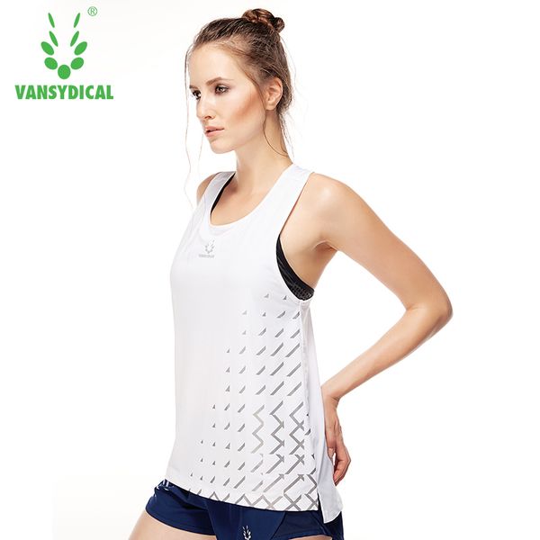 

2017 new sport vest women fitness sleeveless t-shirt summer new print fast drying compression loose running shirt yoga clothes, White;red