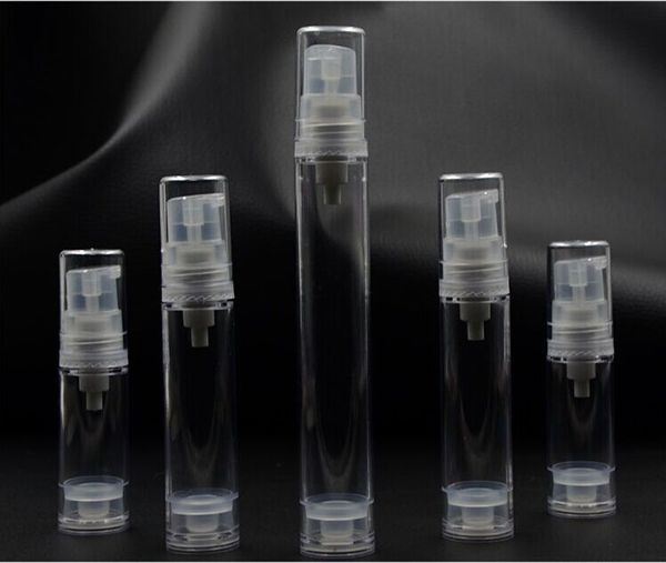 

20pcs/lot,5ml plastic vacuum flask empty airless pump bottle latex water lotion bottle essence eye cream packing bottles