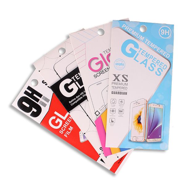 

color packing gift retail box paper package for cell phone screen protectors tempered glass film iphone samsung ing