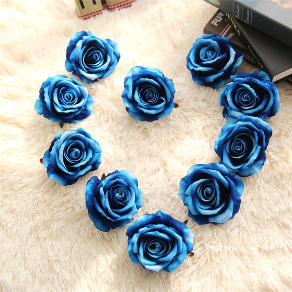 

mini artificial flowers roses heads 6 colors for wedding decoration party fake scrapbooking floral wreath home accessories