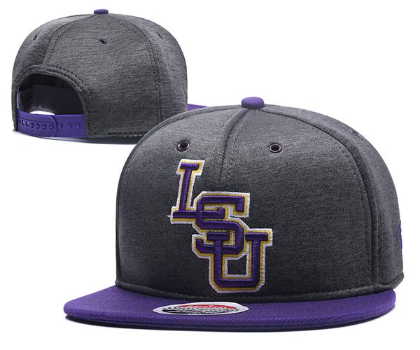 

wholesale 2018 college football snapback soprts snapbacks lsu tiger snapback hats all team baseball basketball hats mix match order all caps, Black;white