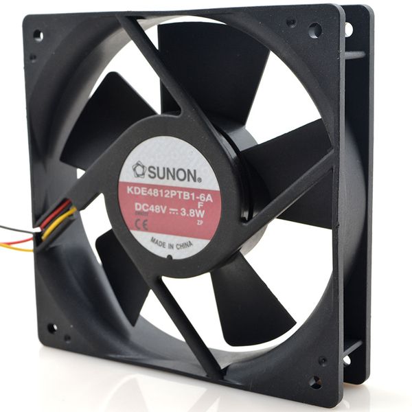 

sunon kde4812ptb1-6a 3.8w 12 cm 12025 three wire cooling fan
