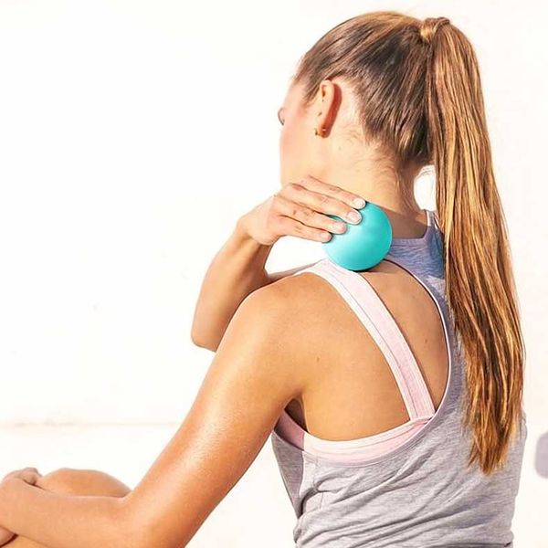

fascia hockey lacrosse ball pain stress relief trigger point therapy yoga massage ball for muscle knot fitness