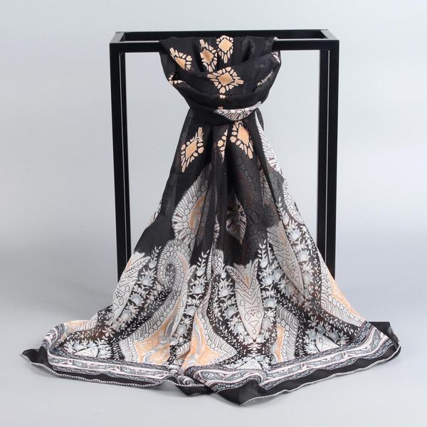 

scarf accessories fashion print 2018 women long soft ladies shawl chiffon wrap scarf nm02