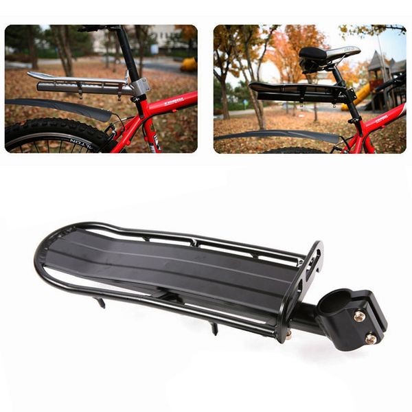 

adjustable bike cargo rack cycling pannier bicycle luggage carrier racks durable aluminum rear shelf 34*12cm 480g 30