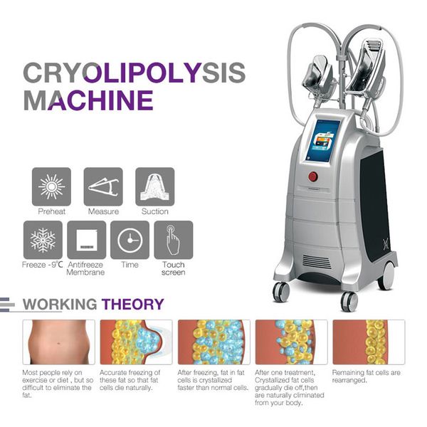 

2020 новые 4 ручки lipofreeze criolipolisis lipo cryo cryotherapy тучная замерзая липосакция cryolipolysis уменьшая машину красотки