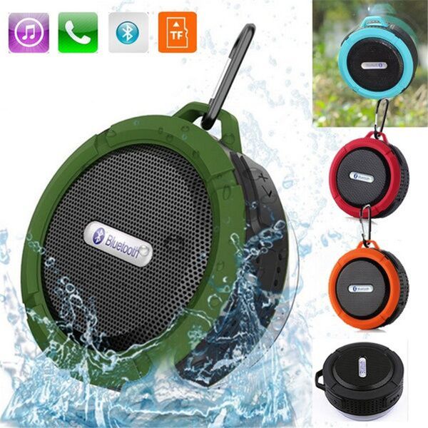 

bluetooth speaker Waterproof Wireless Bluetooth Speaker Suction Cup Handsfree MIC Voice Box For iphone 6 7 8 iPad PC Phone