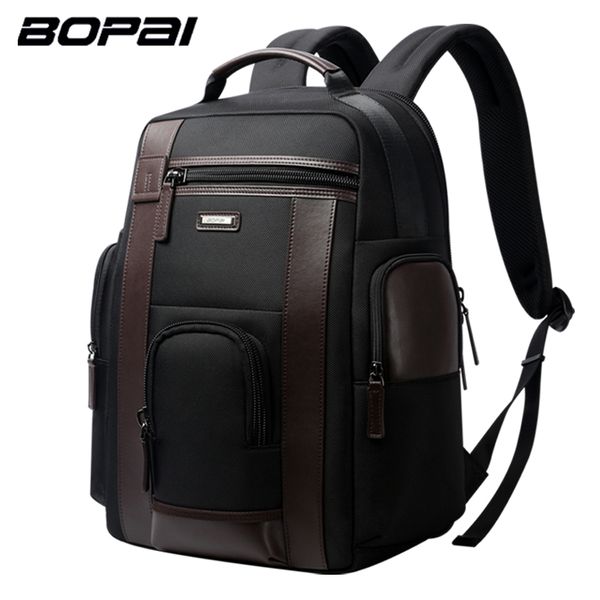 

bopai multifunction large capacity lapbackpack anti theft fashion men shoulders bag travel backpack waterproof drop shipping