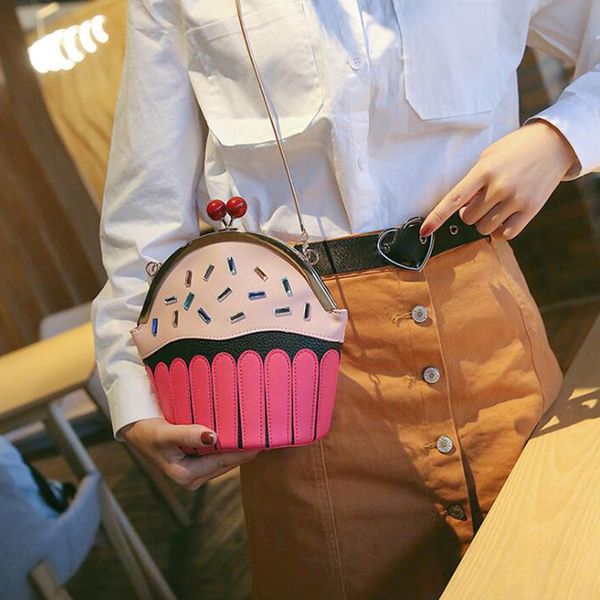 

small cutefunny ice cream cake bag chain messenger bag party bag crossbody bags for women totes purse handbags ing
