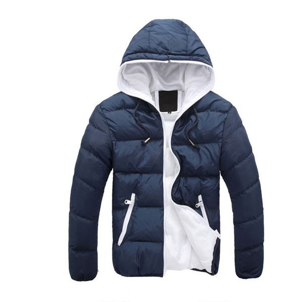 

2018 new brand winter jacket for men hooded coats casual mens thick coat male slim casual cotton padded down outerwear, Black;brown