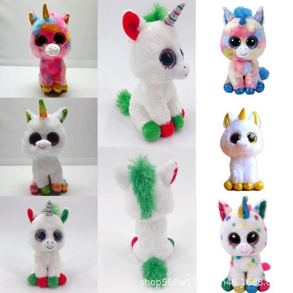 peluche occhi grandi unicorno