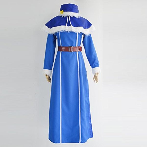 

fairy tail juvia длинное пальто новый стиль косплей костюм, Black