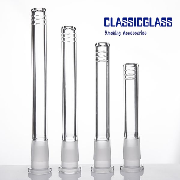 DHL 8 Größen Hersteller G.O.G Smoke Downstem 14-18 weiblich Diffuse Downstems mit 6 Schnitten für Glaspfeifen und Bongs