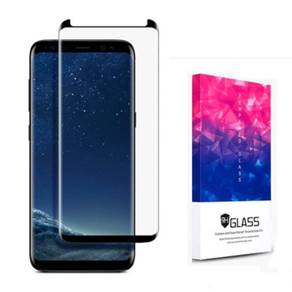 

Для Samsung Galaxy S8 стеклянная пленка S8 Plus Note 8 4D изогнутый полный охват закаленное стекло-Экран протектор