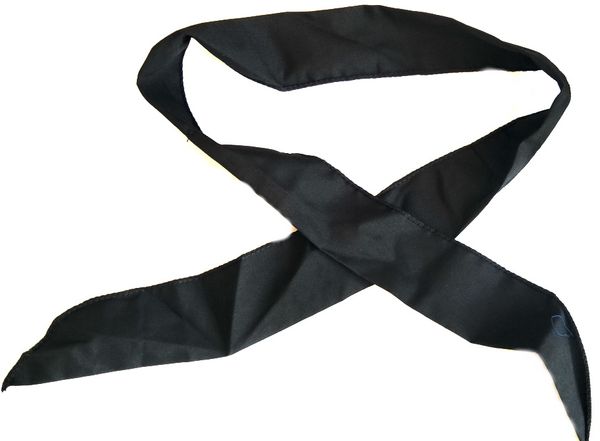 Fornecimento de fábrica de 50 unidades de cor preta - Lenço de pescoço bandana envoltório de gravata Bandanas refrescantes Bandana de pescoço lenços legais 199H