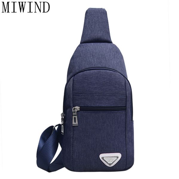 

miwind chest bag men sling bag band small sling bags women shoulder back pack tsd682