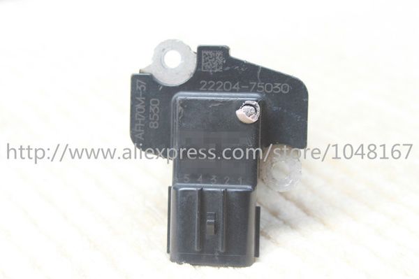 22204-75030, AFH70M-37, medidor de fluxo de gás, sensor de fluxo de ar, caixa do sensor de ar para Toyota, Lexus 2.7L 4.7L