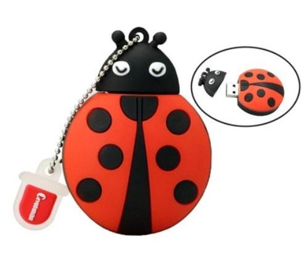 

cartoon ladybug usb 2.0 flash drives 16gb-64gb pendrive usb flash memory stick drive