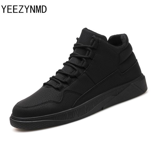 Stylish Men Casual Shoes Lace Up Comfortable Shoes Men Pu Leather