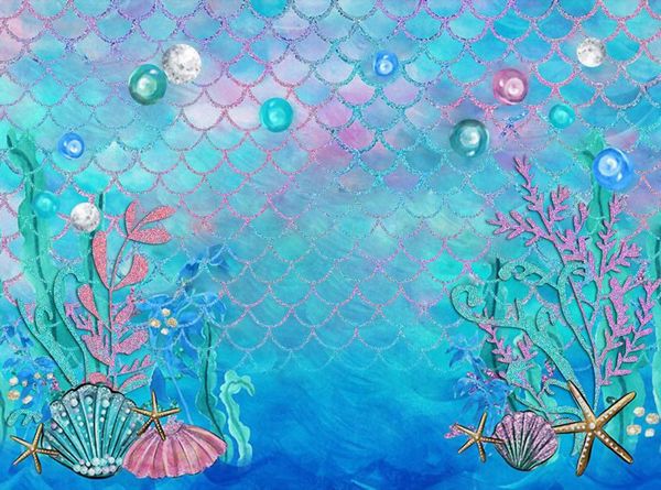 2019 Wholesale Fish Scale Photography Background Under The Sea