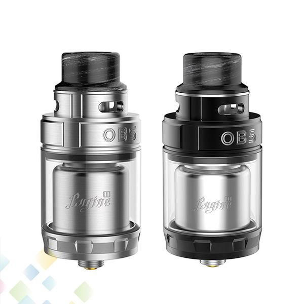 

Original OBS ENGINE 2 RTA 26mm Diameter TOP to bottom Air Flow System 810 Drip tip Rebuldable Atomizer Fit 510 Mods DHL Free