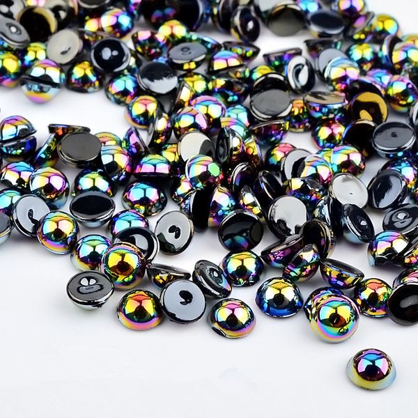 

black colorful nail crystal rhinestones set multi-size mixed color nail art 3d decoration manicure diy, Silver;gold