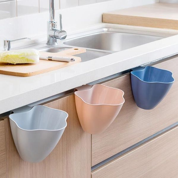 Kitchen Trash Garbage Bag Dustbin Waste Bin Can Holder Fixed Clip Clamp OP