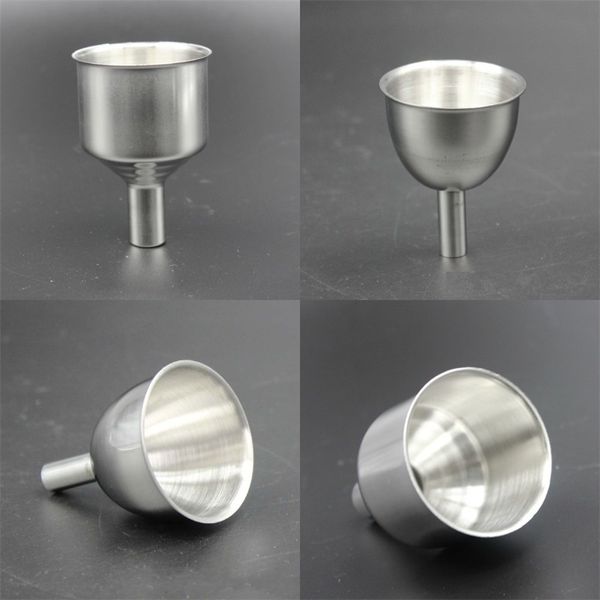 

portable hip flask funnel mini stainless steel lengthen hopper multifunction oil perfume fill kitchen cooking currency accessories 1 9zy yy