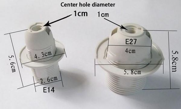 

E27 Display Stand E14 Advertising Lamp Holder Screw Base Single Ring Double Ring Full Teeth Half Tooth Light Body Tail Cap