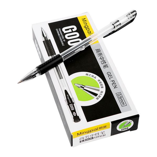 

0.5mm black student writing gel pen business office gel pen office business affairs supplies stationery