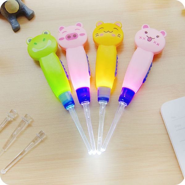 

earpick for baby ear health and care cleaner earwax spoon clean led light flashlight earpick,cleaner tool curette