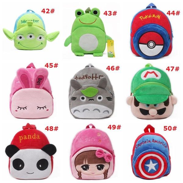 

2018 new cute cartoon plu h backpack kid plu h backpack toy mini chool bag children gift kindergarten boy girl baby tudent bag